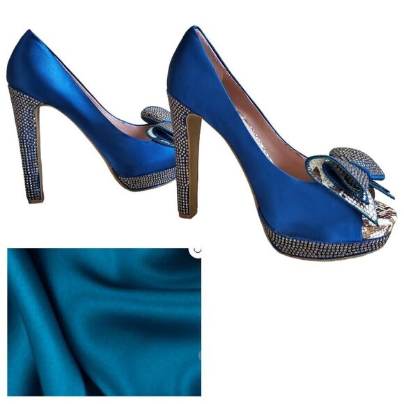 VINCE CAMUTO RHINESTONE HEELS SIZE 10 - Picture 3 of 13